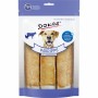 Dokas Kaurippe Huhn, 210g, getrocknete Hunde-Natursnacks im wiederverschließbaren Beutel.
