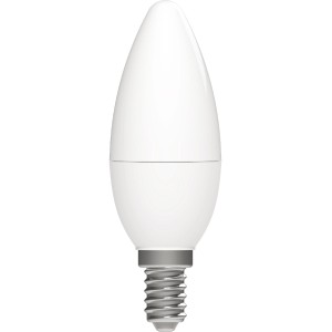 E14 LED-Lampe in Kerzenform C35, 4,9W, 470lm, für stimmungsvolle Beleuchtung.