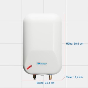 Regent Kleinspeicher REGK 5 O, 5 Liter Warmwasserspeicher für die Küche oder das Bad.