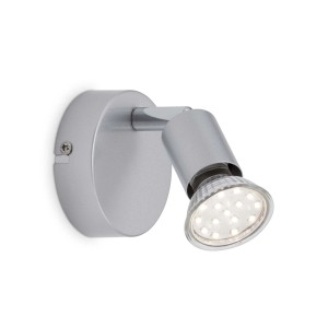Brilo LED-Spot 1-flammig Warmweißes Licht GU10 Schwenkbar Titan