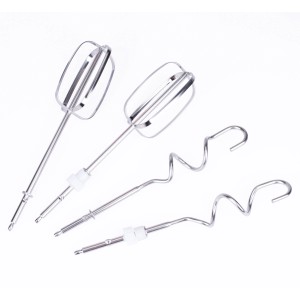 Rührbesen und Knethaken für Silva Homeline Handmixer HM-S 4000 aus Edelstahl.