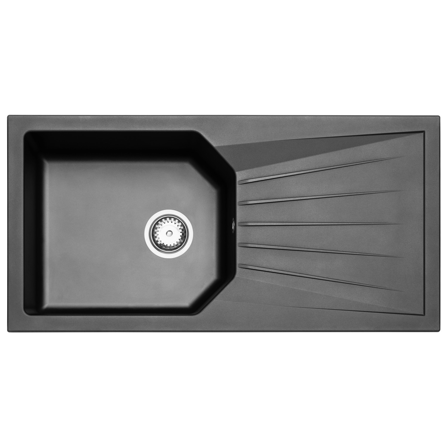 Flex-Well Exclusiv Küchenzeile Capri 270 cm Schwarz Matt-Endgrain Oak_11