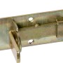 Gelb verzinkter Türschlossriegel, 120x50mm, für Türen und Tore, zum Anschrauben.