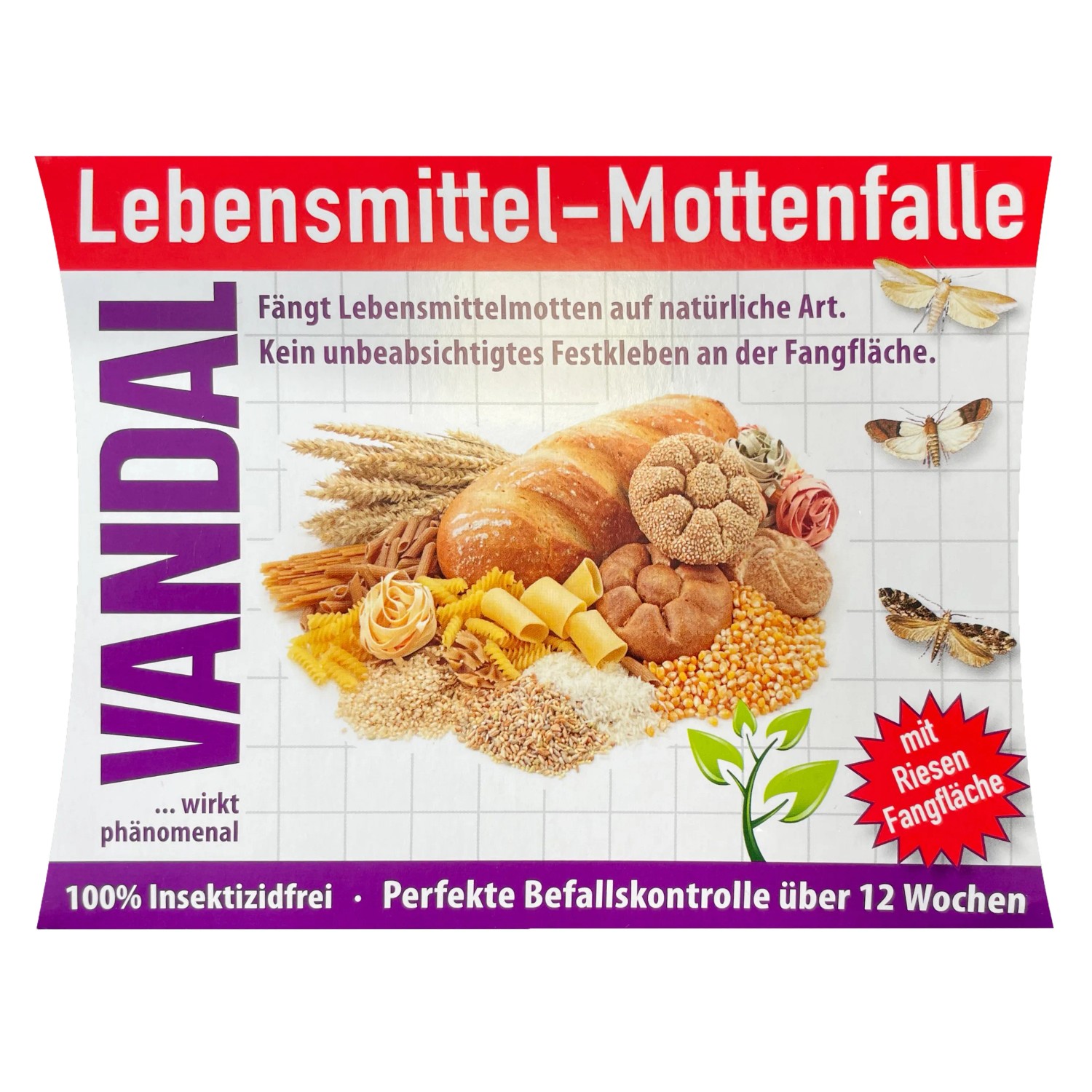 Vandal Lebensmittel-Mottenfalle zur effektiven Bekämpfung von Lebensmittelmotten.