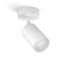 Weißer Philips Hue LED-Spot Fugato, 1-flammig, für stimmungsvolle Beleuchtung im Innenbereich.