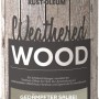 Rust-Oleum Weathered Wood Effektfarbe in Gedämpfter Salbei, 750 ml Dose für Treibholz-Optik.