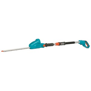 Gardena Akku-Teleskop-Heckenschere THS 42/18V P4A solo, ausziehbar für hohe Hecken.