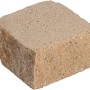 Diephaus Mauerstein Maximo Brista Muschelkalk, Ansicht eines einzelnen Mauersteins.