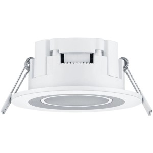 Weißer, matter LED-Einbauspot Core, 5W, 450 Lumen. Einbaustrahler für Deckenmontage.