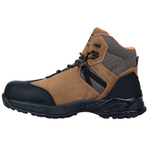 New Balance Sicherheitsstiefel Allsite S3, braun-schwarz, Gr. 41,5. Wasserdichte Arbeitsschuhe mit Zehenkappe.