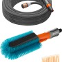 Gardena Cleansystem Fahrradwasch-Set mit Bürste, Schlauch (15m) und Reinigungssticks für Fahrräder.