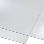 Transparentes Hobbyglas 0,2 cm, 50x25 cm, ideal für Bastelprojekte und als Kunststoffbedachung.