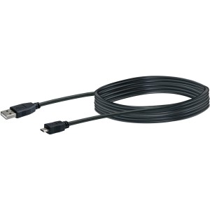 Schwarzes Schwaiger USB 2.0 Micro Anschlusskabel, 1 m, für Computer & Multimedia Zubehör.
