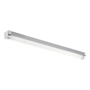 EGLO LED-Spiegelleuchte TRAGACETE 1, 60cm, Chrom, neutralweißes Licht, IP44 Spritzwasserschutz.