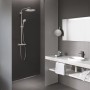 Grohe Euphoria 310 Duschsystem in Supersteel im modernen Badezimmer.