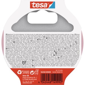 Tesa Malerband Professional Sensitive, 25mm x 25m Rolle für sensible Oberflächen.
