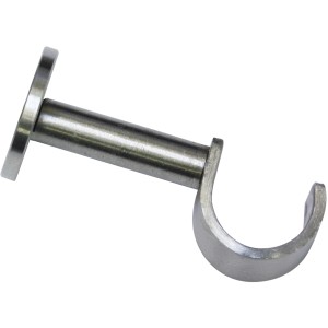 Gardinia Träger New York für Caféhausstange, Edelstahloptik, 3 cm lang.