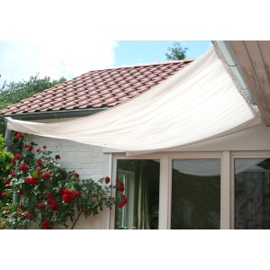 Peddy Shield Sonnensegel 330 cm x 200 cm Weiß