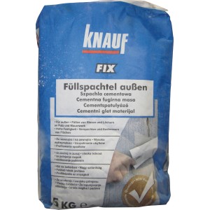 Knauf Füllspachtel außen, 5 kg Sack. Zum Ausbessern von Rissen und Löchern im Außenbereich.