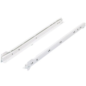 Hettich Rollschubführung 500 mm, pulverbeschichtet Weiß, 20kg