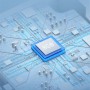 Detailaufnahme: 8GB Speicherchip der Eufy Solo S40 Überwachungskamera. Für lokale Datenspeicherung.