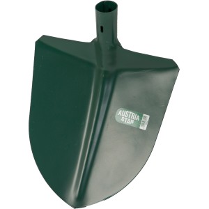 Johann Offner Wurfschaufel Austria-Star, Stahl, grün. Schaufel für Garten- und Bauarbeiten.
