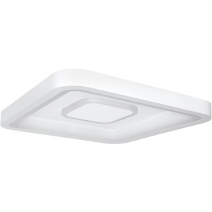Weiße, dimmbare Ledvance Smart+ WiFi Deckenleuchte Orbis Stella, 48,5x48,5 cm, Tunable White.