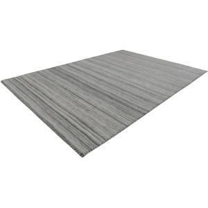 Grauer Kayoom Teppich Phoenix 210, 120x170 cm, moderner Jacquard-Teppich mit dezentem Design.