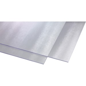 Transparente Polystyrol-Platte 5 mm Cincilla, ideal für Innenanwendungen.