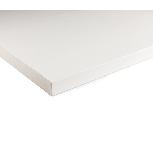 Weiße Tischplatte (120x80 cm) für Möbelbau & Regale, robuste Bauplatte