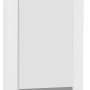 Weißes Seitenteil für Thermospace Haustür, Sondermaß 301-500 mm, mit Klarglasstreifen.