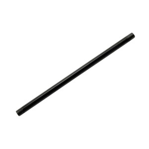 Schwarzes Orion Lightstyle Lampenrohr, 80 cm lang, mit M10x1 Gewinde an beiden Enden für Leuchtenbau und Reparatur.