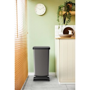 Rotho Treteimer Paso 40 l Graphit