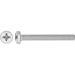 Gewindeschraube Ø 4,0 mm x 50 mm Kreuzschlitz PH-Antrieb Edelstahl A2 8 Stück