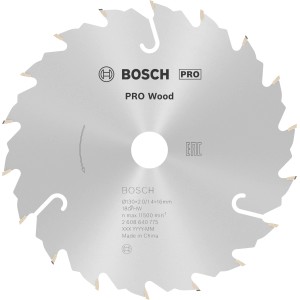 Bosch Kreissägeblatt Speedline Wood, 130mm, für saubere Holzschnitte.