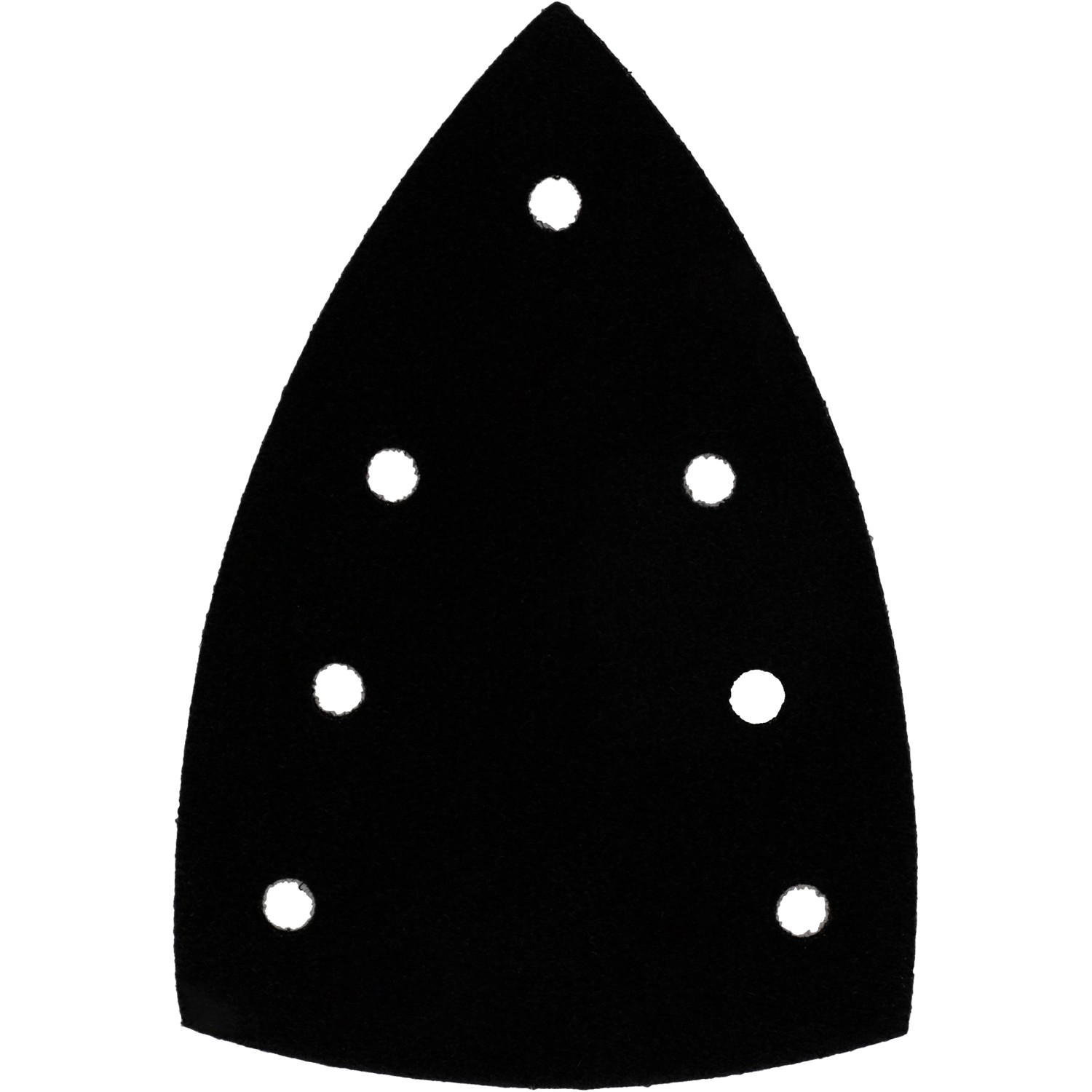 Bosch Schleiftellerschoner Pad, 100x150mm, 2 Stück, für Multischleifer. Schwarz, mit Löchern.