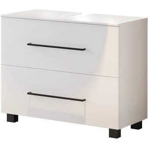 Held Möbel Waschbeckenunterschrank Rom 70 cm matt Weiß-Weiß