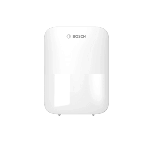 Weißer Bosch Smart Home Bewegungsmelder II mit abgerundeten Ecken für intelligente Sicherheit und Lichtsteuerung.
