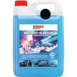Sonax AntiFrost & KlarSicht 5l, gebrauchsfertiger Scheiben Frostschutz bis -20°C.
