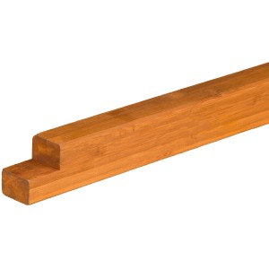 Bambus Unterkonstruktion Classico, naturfarben, 3x4x220 cm für Terrassendielen.