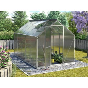 Vitavia Gewächshaus Triton 6200 HKP 6 mm Alu-Blank 6,3 m² inkl. Fundament