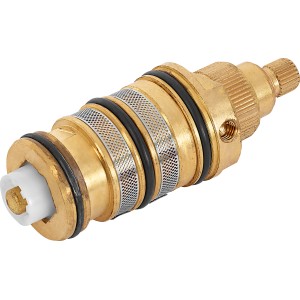 Thermostat Regel-Element für baliv Waschtischarmatur WT-200, Messing, 35x35mm.