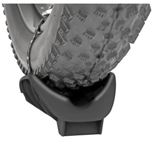 Eufab Radschienen Crow für Fahrradträger, geeignet für Reifen bis 3.25 Zoll.