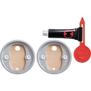 Tesa Power Kit BK20-2: Adapter-Set mit Kleber und Inbus für Bad-Accessoires.