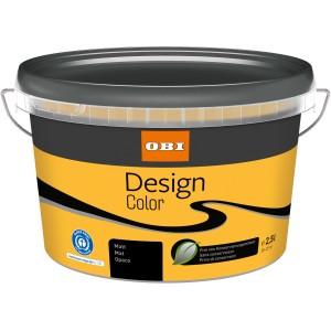 OBI Design Color Wandfarbe in Matt Physalis, 2,5 l Gebinde.