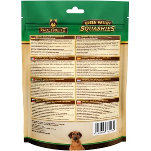 Wolfsblut Hundesnack Squashies Green Valley, 300g Packung Hunde-Belohnungssnacks.