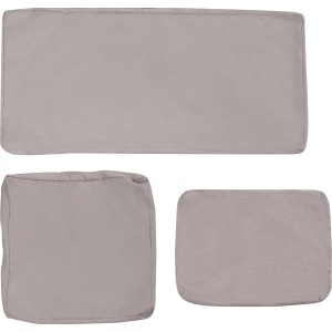 (Ersatz-)Kissenhüllen-Set für Noralee Sofa-Lounge-Set Grau 3-teilig