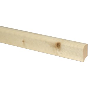 Sockelleiste SF281 Fichte-Kiefer 19,5 mm x 45 mm x 2400 mm