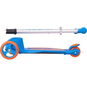 Hudora Flitzkids 2.0 Skate in Blau, Dreiradroller mit abnehmbarem Lenker.