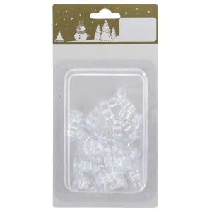 Weihnachts-Deko Saugnäpfefür Lichterketten Ø 2,5 cm Transparent 20 Stück